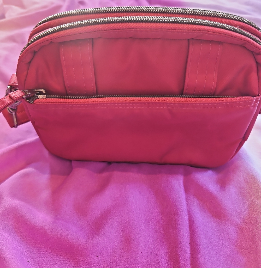 lug Fuchsia Pink Compact Crossbody Bag